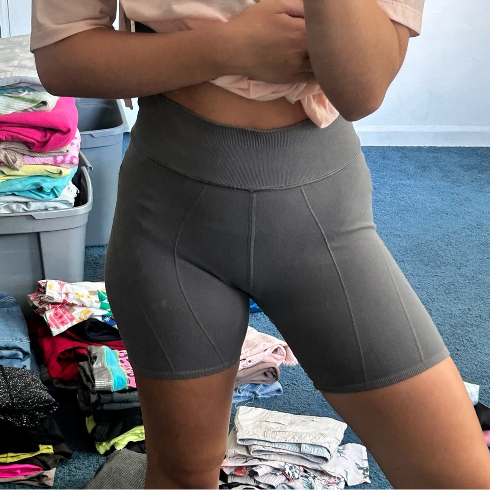 FP Movement by Free People Gray Bike Shorts